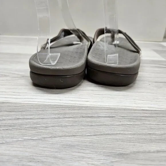 Vionic Womens Bronze Tide Sequins Sandal Size 9 Casual Flip Flop Sparkle - Picture 3 of 8